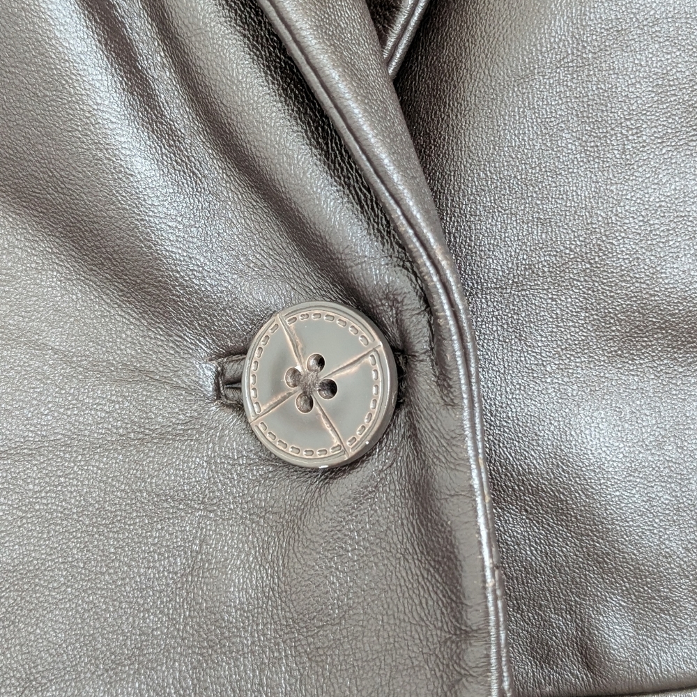 Denim&Co Brown Leather Jacket - Picture 8 of 16